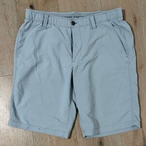 Under Armour Men's Light Gray Flat Front Shorts